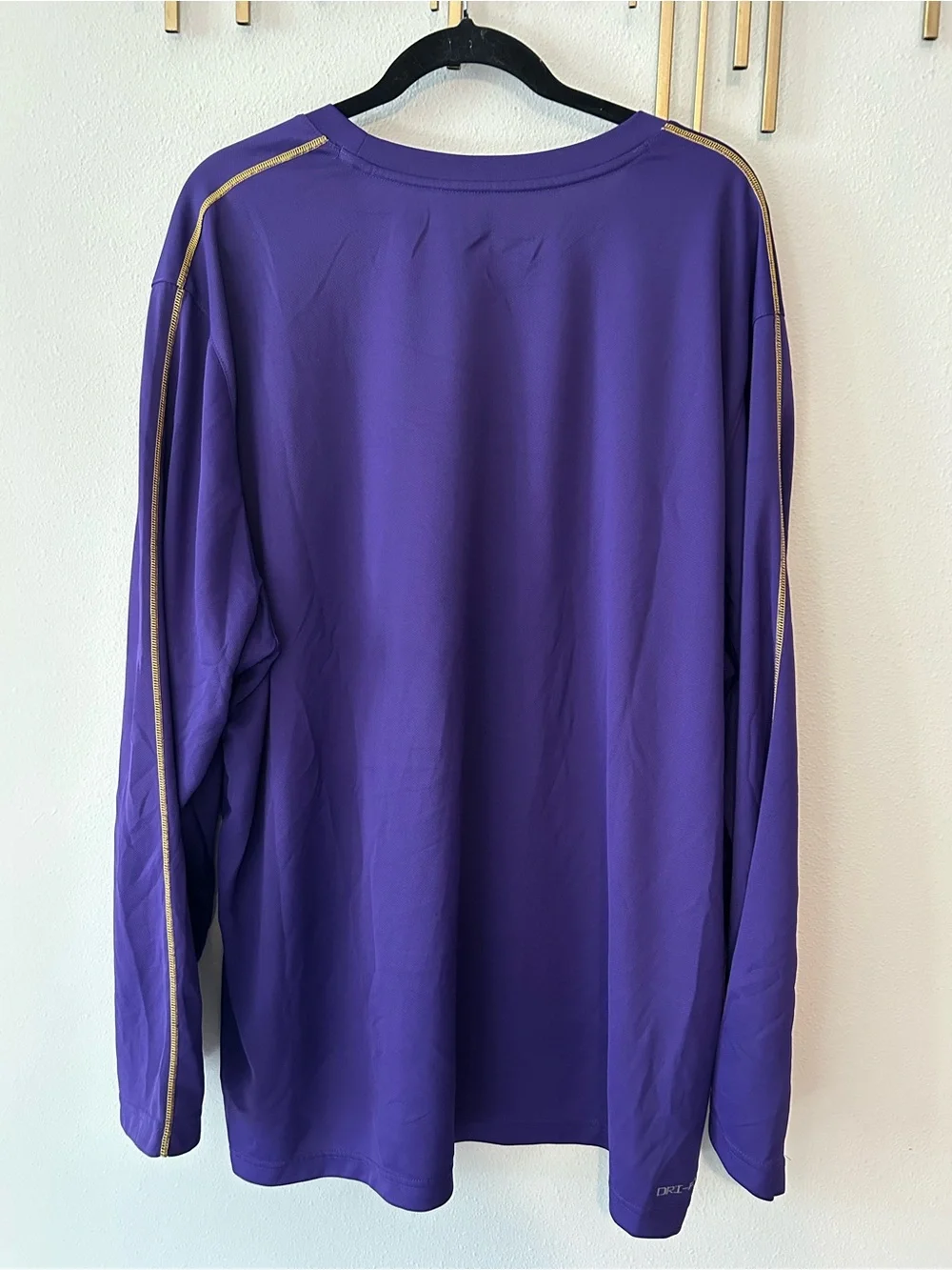 Nike Purple LSU Long-Sleeve 'Tigers' Performance Top